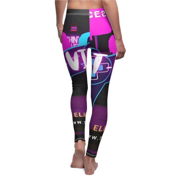 Women's Cut & Sew Casual Leggings - Image 7