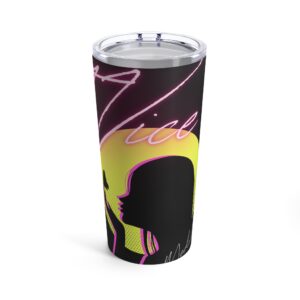 Black &Yellow T-Vice Engraved Tumbler 20oz