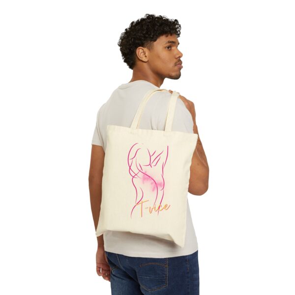 Engraved Canvas Tote Bag - Image 4