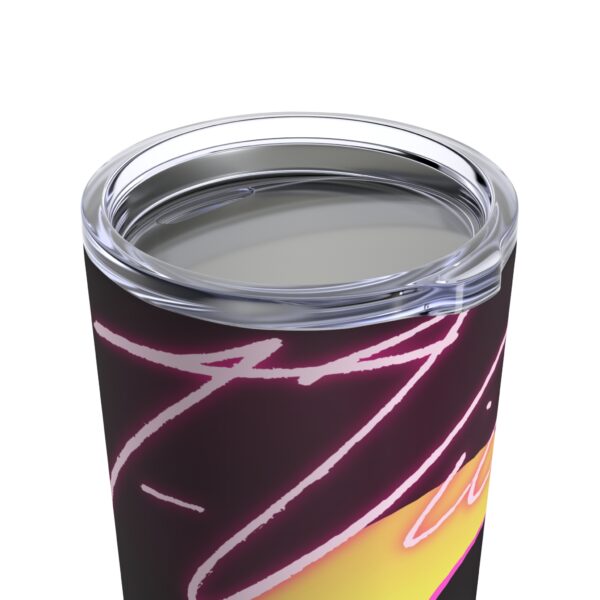Black &Yellow T-Vice Engraved Tumbler 20oz - Image 6