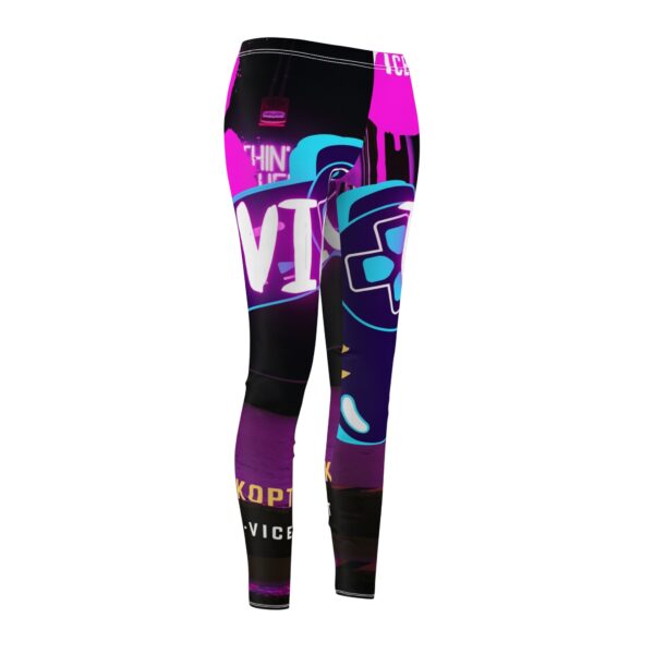 Women's Cut & Sew Casual Leggings - Image 3