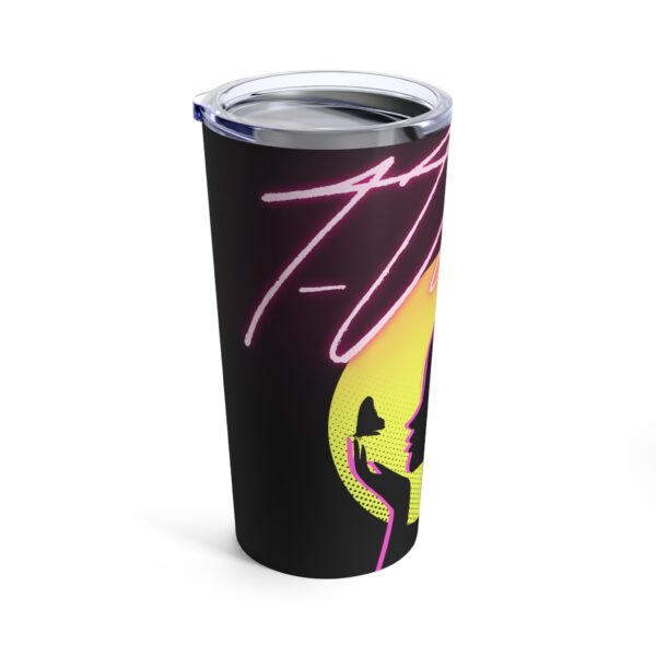 Black &Yellow T-Vice Engraved Tumbler 20oz - Image 3