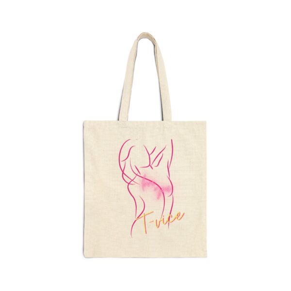 Engraved Canvas Tote Bag - Image 2