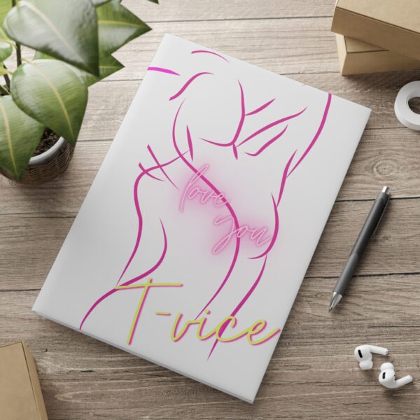 Double Design Hardcover Notebook with Puffy Covers - Image 26