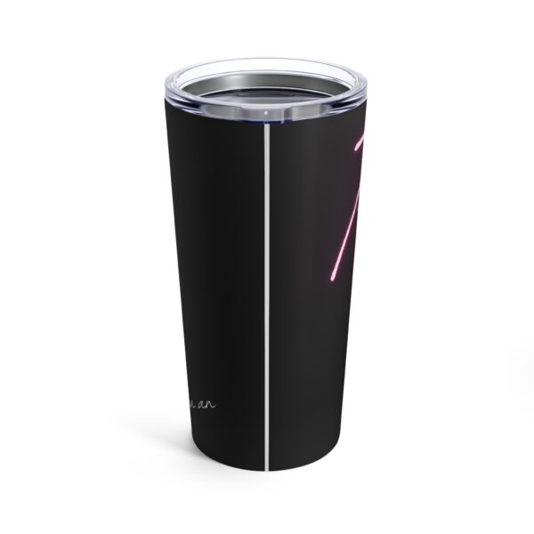 Black &Yellow T-Vice Engraved Tumbler 20oz - Image 2