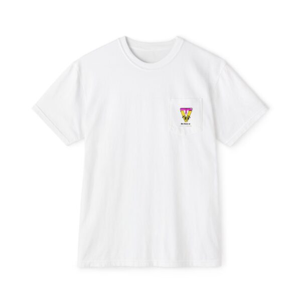 T-vice engraved on pocket design