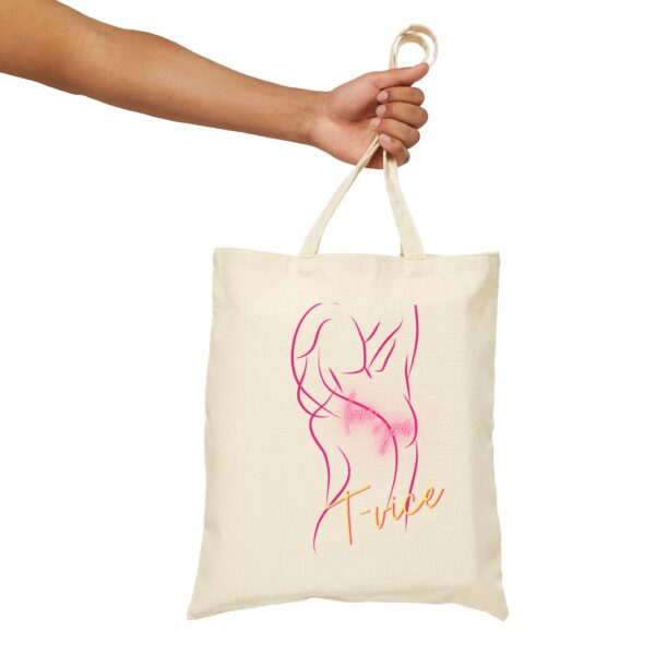 Engraved Canvas Tote Bag - Image 6