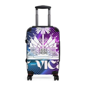 Suitcase with Haitian Culture Design and T-Vice
