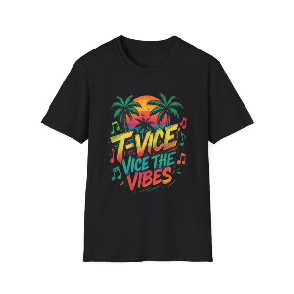 Tropical Vibes T-Shirt, Unisex Graphic Tee, Summer Style Shirt, Music Lover Gift, Vacation Apparel, Partywear - Image 9